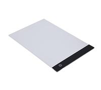 A4 LED Light Box,A4 USB LED Light Stencil Board Light Box Tracing Drawing Board,Portable LED Tracing Light Pad Weeding Vinyl Dimmable Brightness LED Drawing Pad(Stepless dimming)