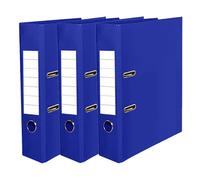A4 Lever Arch File - Extra Large 75mm Spine Document Folder with Finger Pull & Metal-Reinforced Edges - Heavy Duty Ring Binder for Filing & Storage - Ideal for Office, School, Home Use