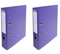 A4 Lever Arch Files 70mm Twin Pack (Dark Purple)