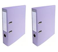 A4 Lever Arch Files 70mm Twin Pack (Lilac)