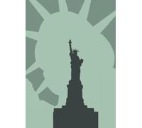 A4 Liberty colours Notebook 140 pages in Cambridge Blue: Blank lined paper 210mm x 297mm, high quality matte paperback cover By Elizabeth Banks