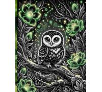 A4 Lined Notebook - Cute Green Neon Owl Cover - Large Ruled Journal for School, Writing, Notes & Daily Use: Large A4 Ruled Notebook with Smooth Lined ... Journaling, Note-Taking & Everyday Writing