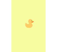 A4 Lined Notebook with Cute Duck Cover | 96 Pages for Writing, Journaling & Notes: Adorable Yellow Duck Notebook with Blue Waves - for Students, Writers & Everyday Use