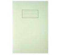 A4 Lined School Notebook with Green Edge