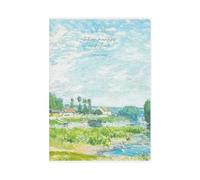 A4- Literary Waterproof Notebook for Students-Ponds and Ducks