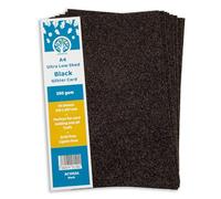 A4 Low Shed Glitter Card- Black