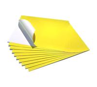 A4 Luminous Flourescent dayglow Neon Yellow Paper, 90gsm, for Posters, photocopy, Laser and Inkjet Printers. Schools and Display (60)