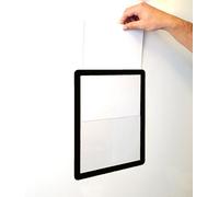 Frames4Docs Magnetic Document/Literature Frame A4 Black (Pack 10) - MFD4BK/10