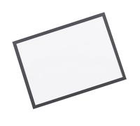 A4 Magnetic Frame, Transparent PVC Document Display Frame with Magnetic Backing for A4 Size Paper, Photo, Picture, Work Schedule (Grey)