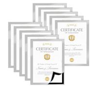 A4 Magnetic Photo Frames 10PCS, Self Adhesive Magnetic Picture Frame Photo, 29x20,5cm Diamond Art Frames Magnetics Poster-frame A4 Paper Display Frame for Diamond Paintings Notices Certificate Poster