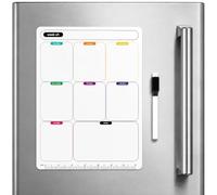 A4 Magnetic Weekly Planner, 28 * 21cm Weekly Planner Whiteboard for Home Kitchen Office, A4 Meal Planner Magnetic Stick on Fridge