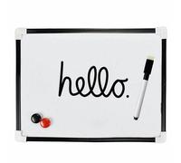A4 Magnetic White Board | Magnetic Dry White Board with Eraser & Pen Set | Mini Office Notice Memo Board - A4 Dry Wipe Magnetic Whiteboard (29.5cm x 22.5cm)