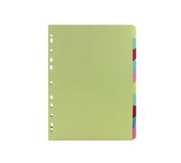 A4 Manilla Divider 10-Part Assorted ST05446