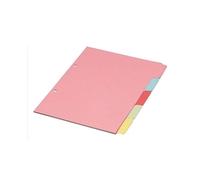 A4 Manilla Divider 5-Part Assorted WX26081