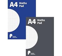 A4 Maths Pad 100 Pages 70gsm - BLUE or GREY