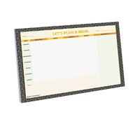 A4 Meal Planner Notepad Organiser For Weekly Daily Food Planning - Tear-Off Grocery Shopping List Magnetic Meal Planner 100gsm Paper - 60 Sheets