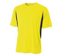 A4 Men's Cooling Performance Color Block Short Sleeve Tee