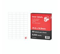 A4 Mini Sheet Lab 35.6X16.9MM PK8000