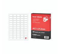 A4 Mini Sheet Lab 45.7X21.2MM PK4800