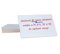 A4 Mini Whiteboard | Frameless Doublesided|- Value Pack of 30 Boards|Durable, Rigid, Smooth| to aid Children Develop Ideas & Great for Teacher Assessment