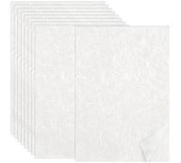 A4 Mulberry Paper 60 Sheets Handmade Unryu Washi Paper with Natural Long Fibre Texture, Semi-Transparent Craft Textured Papers for Writing, Decoupage, Art & DIY ( 29.7 x 21 cm )