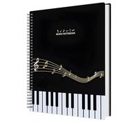 A4 Music Display Book - Waterproof Plastic 60 Pockets/120 Pages Presentation Folder for Sheet Music, Chorus, Student Drawing, Musical Score, Paintings, Photos - B