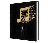 A4 Music Folder, Pocket Display Book Waterproof Plastic 60 Pockets/120 Pages Presentation Folder A4 Music Sheet Chorus Folder Student Drawing Folder Storage Book for Musical Score Paintings Photos- E