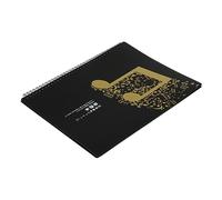 A4 Music Folder with 40 Transparent Pockets, Durable Plastic File Holder for Sheet Music, Ideal for Musicians, Artists, and Songwriters