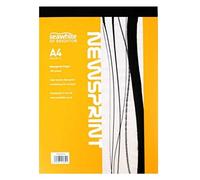 A4 Newsprint Paper Pads 100 Sheets Drawing Sketching210mm x 297mm (5 Pads)