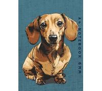 A4 Notebook 6mm: Dachshund Dog Lined Exercise Book