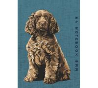 A4 Notebook 8mm: American Water Spaniel Dog