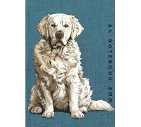 A4 Notebook 8mm: English Cream Golden Retriever Dog