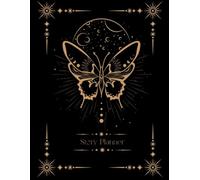 A4 Notebook Black Gold Cover- 200 Pages, 100 Sheets, Drafting Book, Story Planner, Writing, Character Profiles, Journal, Notebook,