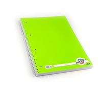 A4 Notebook Spiral Wire Bound Lined 320 Pages Ruled Perforated Refill Notes Pad