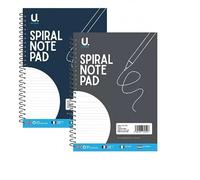 A4 Notebook, Wirebound, 74 Pages, Single Notepad, Perforated Edges, Pack of 1/6/12 Notebooks (Pack of 6)