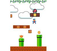 A4 Notebook with 90s Graphics, 5x5 Squared, Soft Cover, 100 Pages: deal for School, Notes, and Drawing: Hight-quality paper, Retro Vibes: Relive the Nostalgia of Vintage Gaming