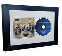 A4 Oasis Definitely Maybe (Whats The Story) Morning Glory Album Cover Liam Noel Gallagher Music Autographed Signed Photo Photograph Picture Frame (Both Albums (25% Discount), Cream Mount, A4)