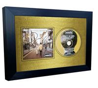A4 Oasis Definitely Maybe (Whats The Story) Morning Glory Album Cover Liam Noel Gallagher Music Autographed Signed Photo Photograph Picture Frame ((What's the Story) Morning Glory, Gold Mount, A4)
