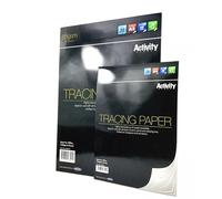 A4 or A3 Tracing Paper Pad, 30 Sheets, 65gsm Paper, Drawing Overlays, Sketching on Art Paper, Tracing Images, Art and Crafts Designer Architect pad (A4)