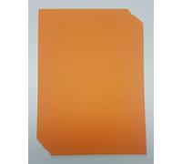A4 Orange Card Stock x 10 Sheets, 240gsm (297mm x 210mm) - Stella Crafts