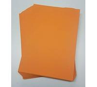 A4 Orange Card Stock x 100 Sheets, 240gsm (297mm x 210mm) - Stella Crafts