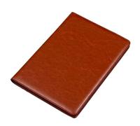 A4 Padfolio Folder Leather Business for Man/Women Document Organizer Paper Holder Writing Clipboard Pad Office Stationery(Brown)