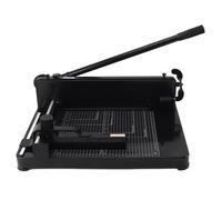 A4 Paper Cutter 400 Sheets Capacity, Professional Manual Paper Trimmer with Safety Lock and Precise Scale, Steel Blade Paper Slicer for Business Office Use