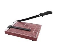 A4 Paper Cutter, Manual Steel Stacking Cutter for Heavy Duty Cutting of Paper, Fabric, Plastic, Magazines and More