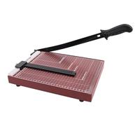 A4 Paper Cutter, Manual Steel Stacking Cutter for Heavy Duty Cutting of Paper, Fabric, Plastic, Magazines and More