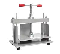 A4 Paper Press Machine, Book Binder with 3306lbs Pressure Load, Durable 8mm Thickness Base-plate for Bills, Book Files, Stamps, Albums, and Papers