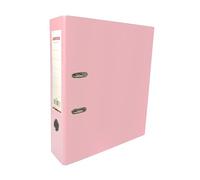 A4 Pastel Pink Paperbacked Lever Arch File by Janrax