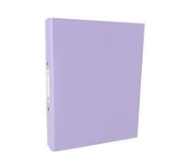 A4 Pastel Purple Paper Over Board Ring Binder by Janrax
