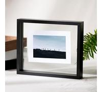 A4 Photo Frame,Floating Frame Double Sided,Wood Photo,Poster Display Photo Frame,Flower Press Frame,A4 Wooden Frame,Lightweight,Dust-Proof,Scratch-Resistant,For Photos,Artworks,Poster