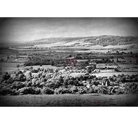 A4 Photo Kent Otford View Across Village From The Mount Rural
